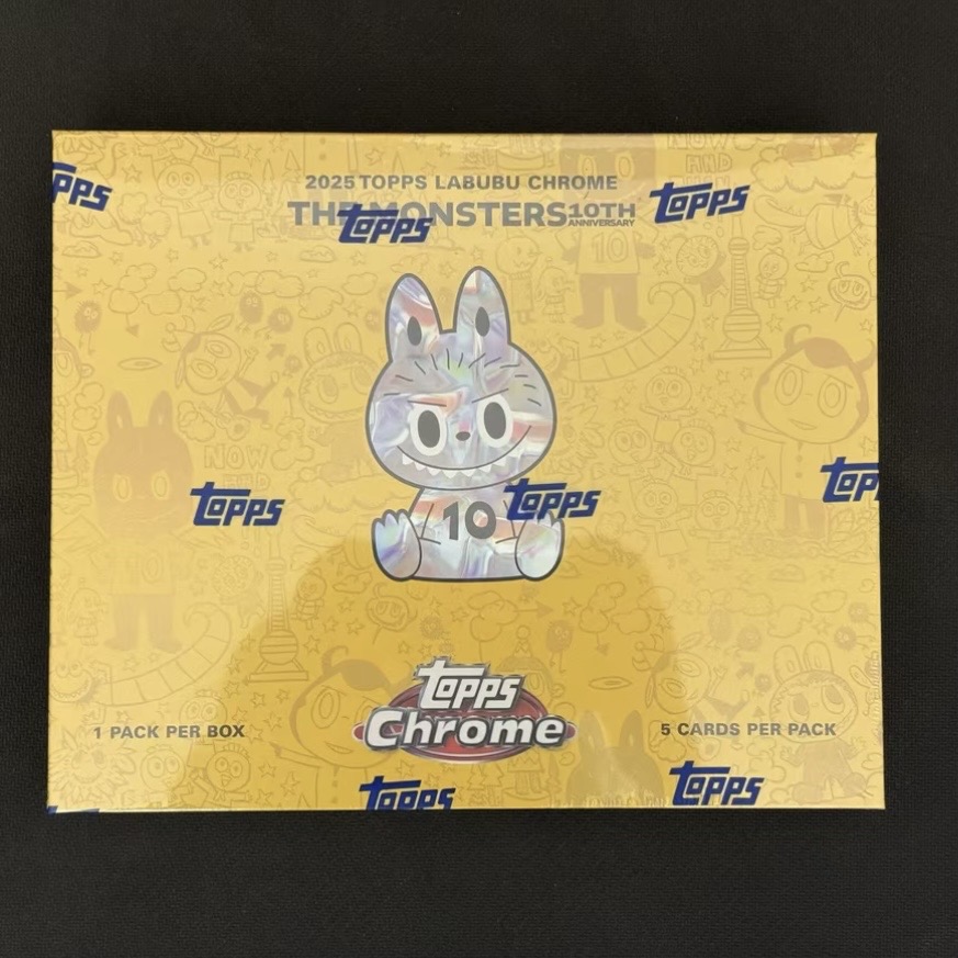 The Monster LABUBU X Topps CHROME Collectible Cards Set - POPBOXSS