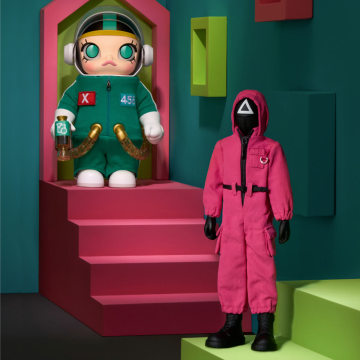 POPMART MEGA SPACE MOLLY 400% + Action Figure Squid Game Set(PRE-ORDER) - POPBOXSS