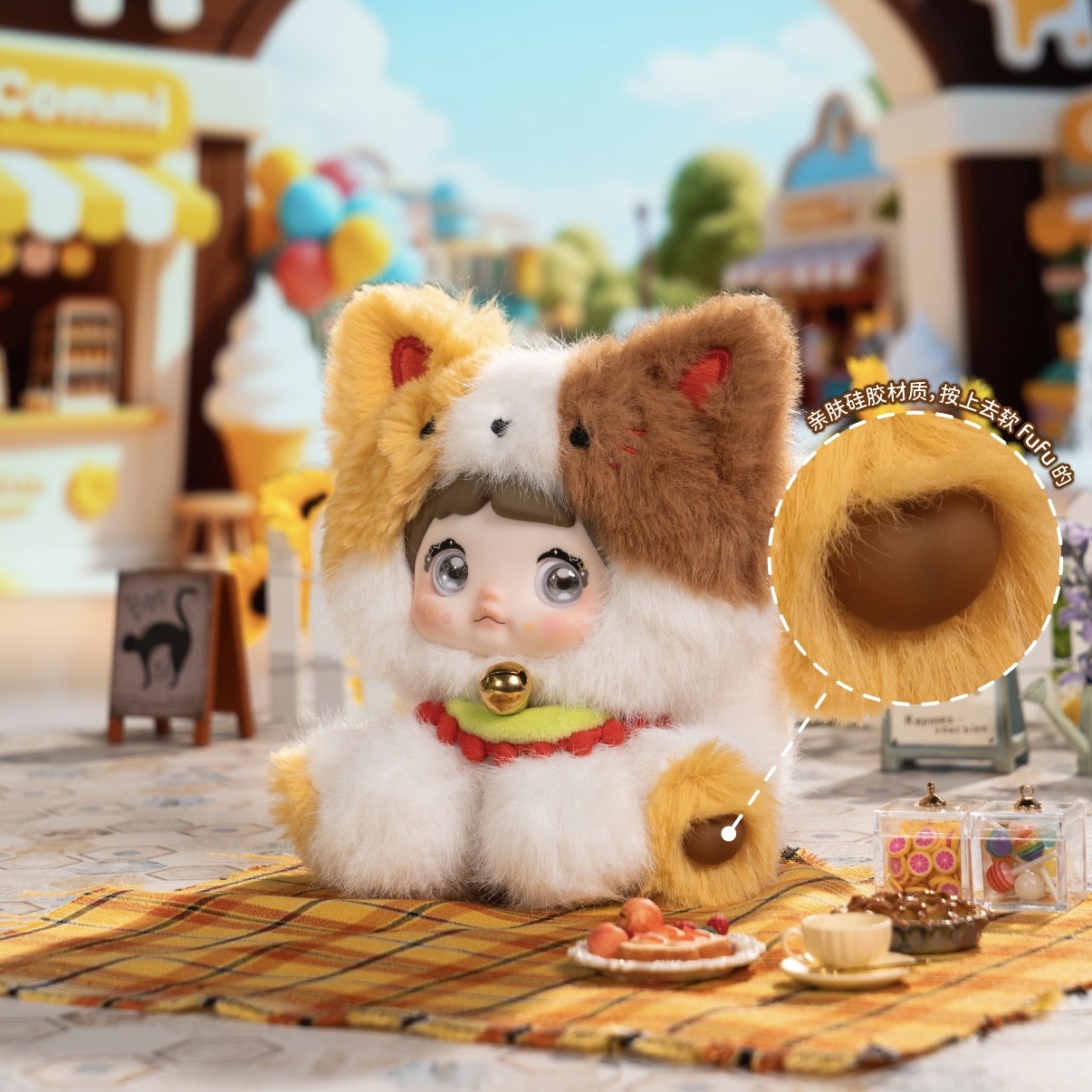 Hi toy Nommi Sitting Zoo Vinyl plush pendant blind box（PRE-ORDER） - POPBOXSS