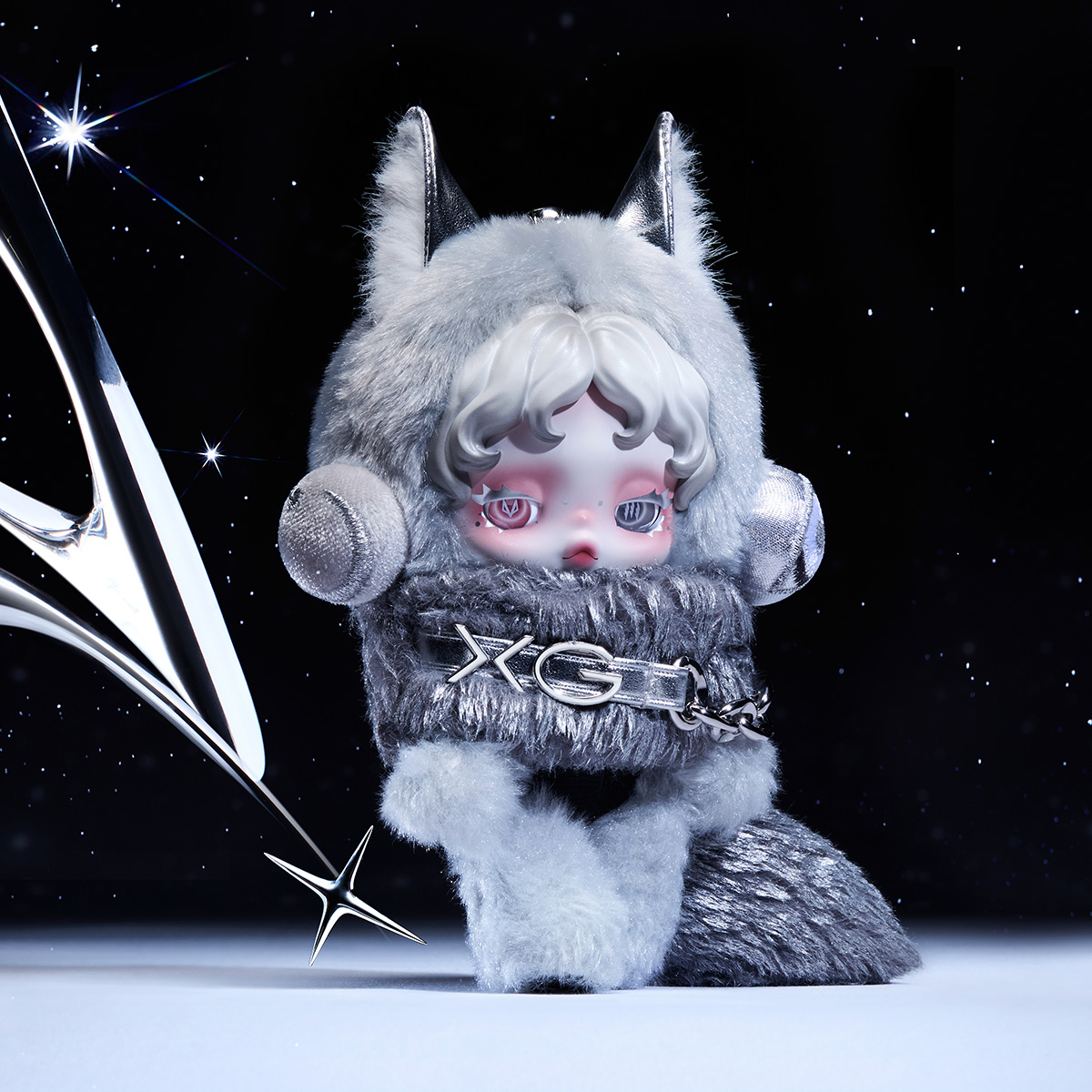 SKULLPANDA XG Plush Doll Pendant Japan Exclusive - POPBOXSS