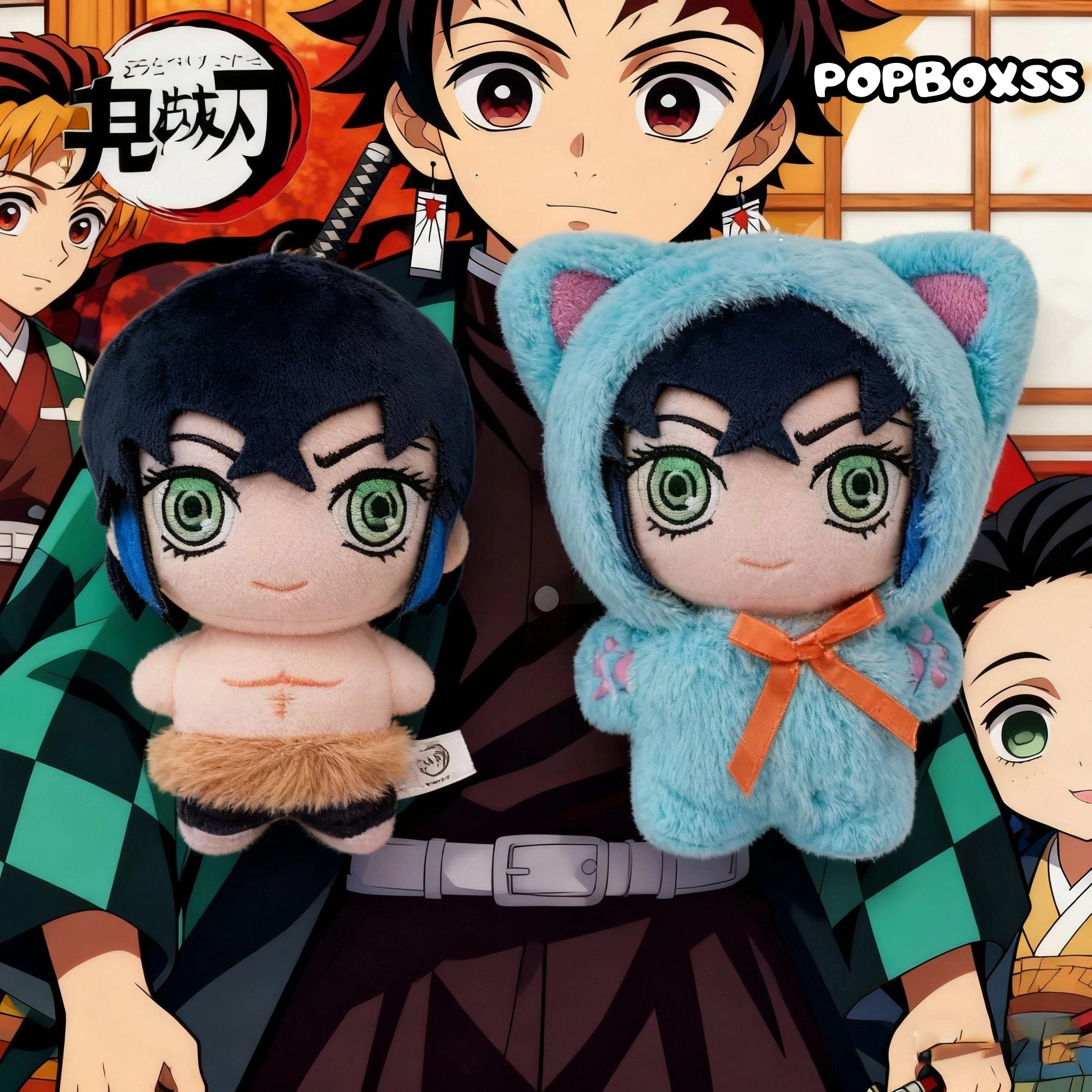 Demon Slayer Cat Paradise Party Plush Blind Box (PRE-ORDER) - POPBOXSS