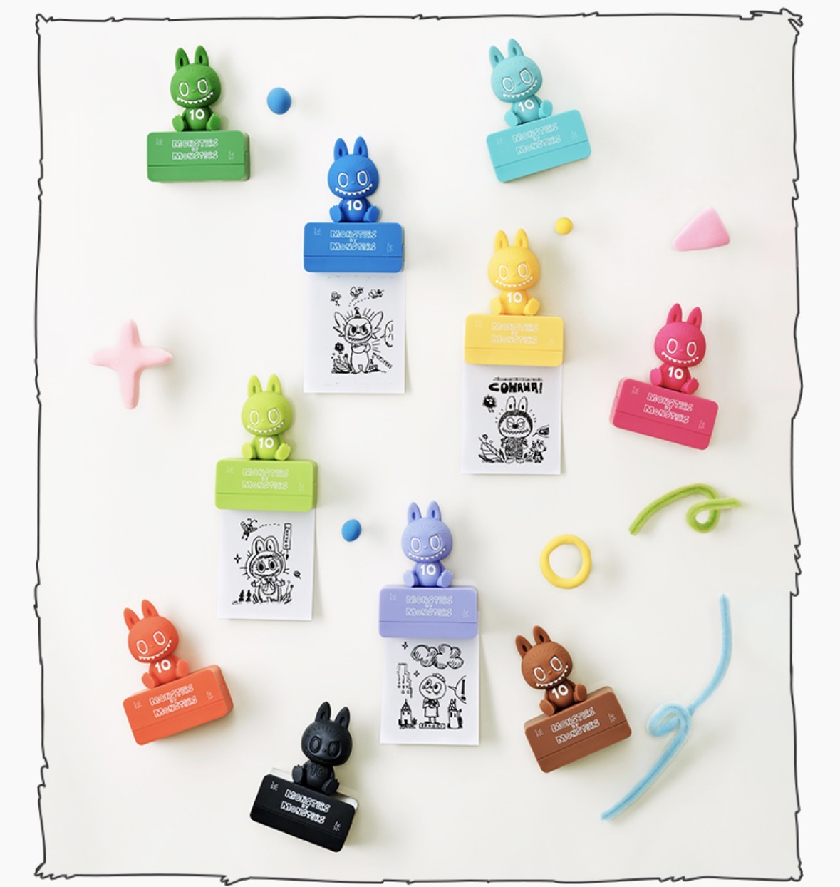 THE MONSTERS 10th Anniversary Series Refrigerator Magnets (PRE-ORDER)