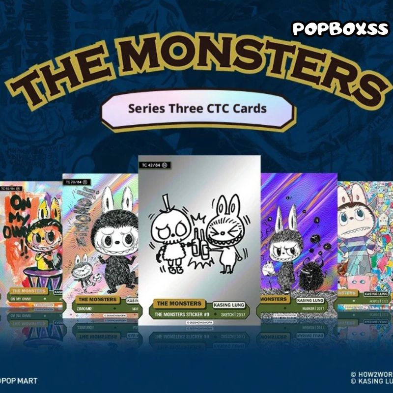 POP MART THE MONSTERS Series 3 - Trading Cards - POPBOXSS